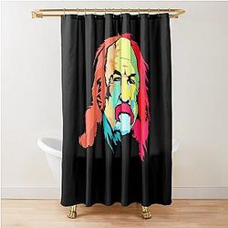 Music Vintage Retro David Crosby By Van Roland Color Vintage Photograp Shower Curtain
