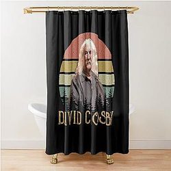 Funny David Friend Crosby American Singer Art Shower Curtain