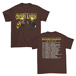 Medium Maroon DTNK2304 Crosby, Stills, Nash & Young T-Shirts