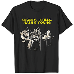 Acoustic Session Photo LA 2804 Crosby, Stills, Nash & Young T-Shirts