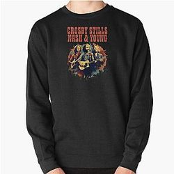 Crosby Stills Nash & Young  Pullover Sweatshirt