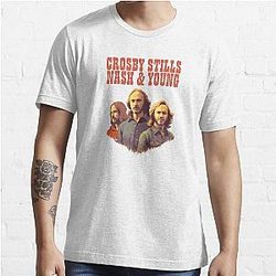 Crosby Stills Nash & Young  Essential T-Shirt
