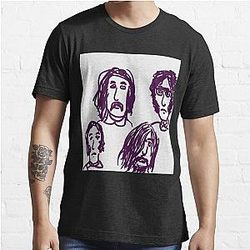 Mens Funny Csny Stills Nash And Young Drawing Day Cool Graphic Gift Essential T-Shirt