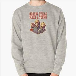 Crosby Stills Nash & Young  Pullover Sweatshirt