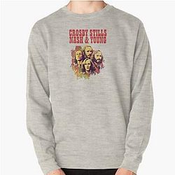 Crosby Stills Nash & Young  Pullover Sweatshirt