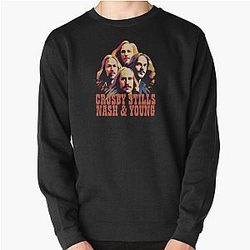 Crosby Stills Nash & Young  Pullover Sweatshirt