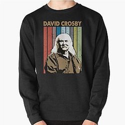 David Crosby American Rock Singer Art Pullover Sweatshirt