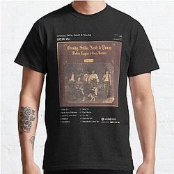 Crosby, Stills, Nash & Young - Deja Vu Tracklist Album Classic T-Shirt