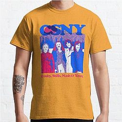 Crosby, Stills, Nash & Young T-shirt clássico