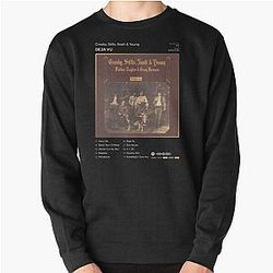 Crosby, Stills, Nash & Young - Deja Vu Tracklist Album Pullover Sweatshirt