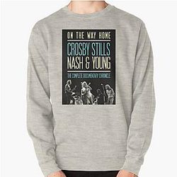 Day Gift For Crosby Stills Nash And Young Music Band Vintage Photograp Pullover Sweatshirt