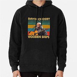 Retro Crosby Wooden Ships Pullover Hoodie