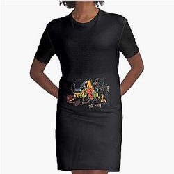 Crosby Stills Nash Young Graphic T-Shirt Dress