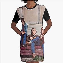 Crosby, Stills & Nash - Crosby, Stills & Nash (1969) Graphic T-Shirt Dress
