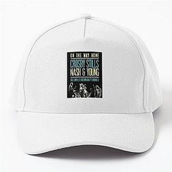 Day Gift For Crosby Stills Nash And Young Music Band Vintage Photograp Baseball Cap
