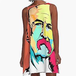 David Crosby by Van Roland (Color) A-Line Dress