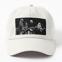 Crosby, Stills and Nash - BW Photograph Dad Hat