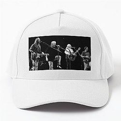 Crosby, Stills and Nash - BW Photograph Baseball Cap