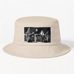 Crosby, Stills and Nash - BW Photograph Bucket Hat