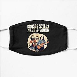 Crosby Stills Nash & Young  Flat Mask