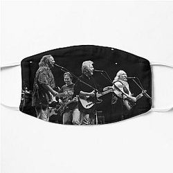 Crosby, Stills and Nash - BW Photograph Flat Mask