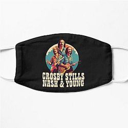 Crosby Stills Nash & Young  Flat Mask