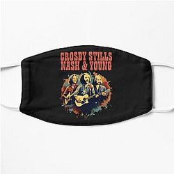 Crosby Stills Nash & Young  Flat Mask