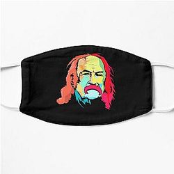 Music Vintage Retro David Crosby By Van Roland Color Vintage Photograp Flat Mask