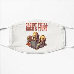 Crosby Stills Nash & Young  Flat Mask