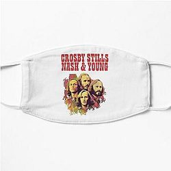 Crosby Stills Nash & Young  Flat Mask