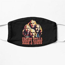 Crosby Stills Nash & Young  Flat Mask