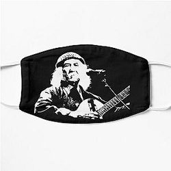 david crosby artwork Flat Mask