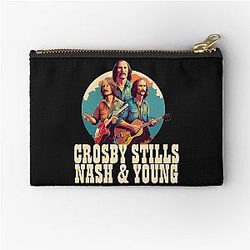 Crosby Stills Nash & Young  Zipper Pouch