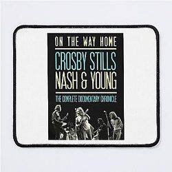 Day Gift For Crosby Stills Nash And Young Music Band Vintage Photograp Mouse Pad