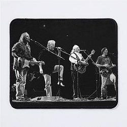 Crosby, Stills and Nash - BW Photograph Mouse Pad