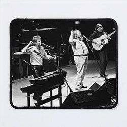 Crosby, Stills and Nash - BW Photograph Mouse Pad