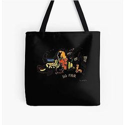 So Far-Crosby Stills Nash & Young 42 All Over Print Tote Bag