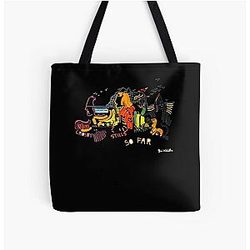 People Call Me Animals Crosby Stills Nash Young Retro Vintage All Over Print Tote Bag