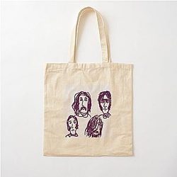 Mens Funny Csny Stills Nash And Young Drawing Day Cool Graphic Gift Cotton Tote Bag