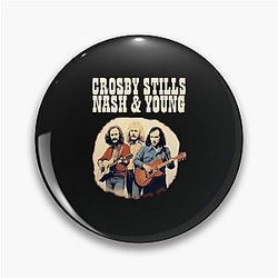 Crosby Stills Nash & Young  Pin