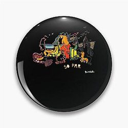 People Call Me Animals Crosby Stills Nash Young Retro Vintage Pin