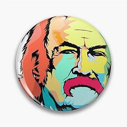David Crosby by Van Roland (Color) Pin