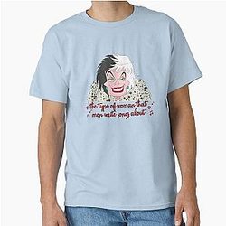 ミューズ Cruella De Vil クラシック Tシャツ