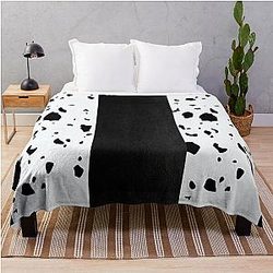 Cruella dalmatianische Muster Kostüm Wurfdecke