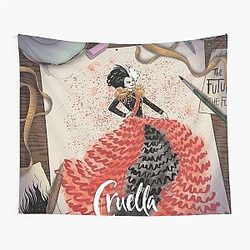 Cruella De Vil Kunst Design Tapestry