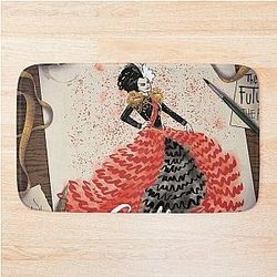 Cruella Tapete de banho de arte de Vil