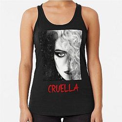 Crulla De Vil Racerback Tank Top
