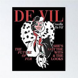 ヴィライン Cruella De Vilマガジンポスター