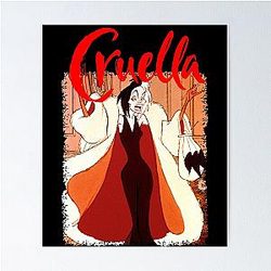 Sie brauchen Geschenke Musik Fans Poster für Cruella De Vil