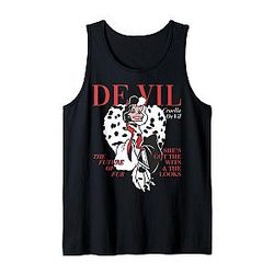 Villains Cruella De Vil Magazine Cover Tank Top